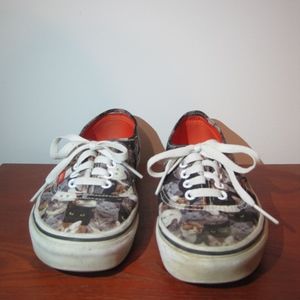 Cat Patterned VANS